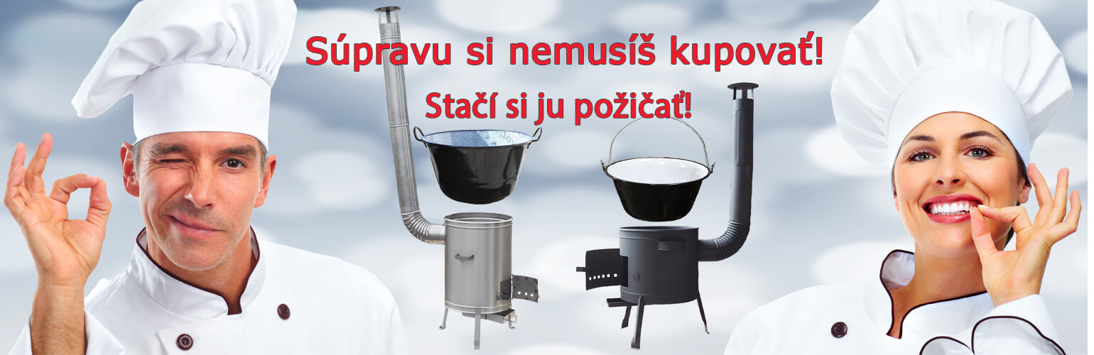 Požičovňa kotlíkov na guláš a príslušenstva
