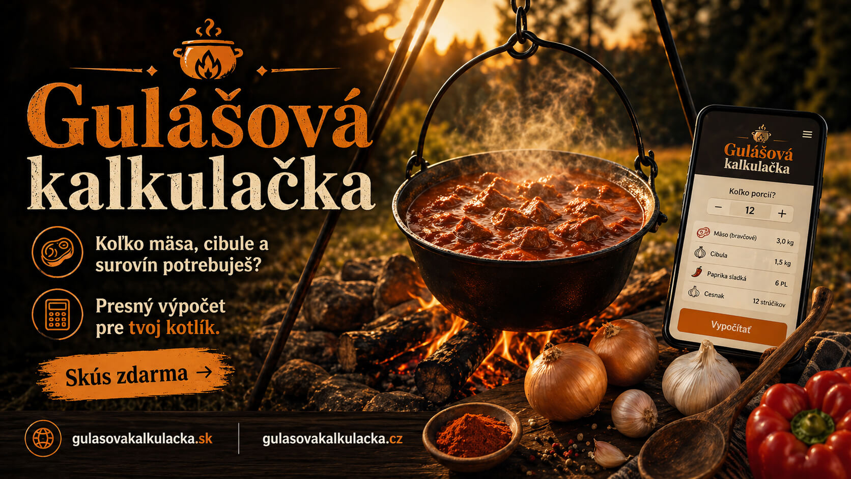 Koľko mäsa na guláš? Výpočet pre 10 až 100 ľudí