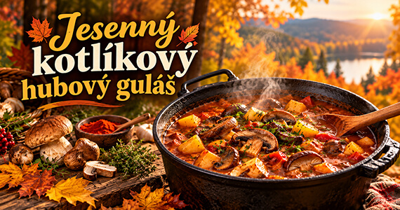 🍄🔥 Kotlíkový hubový guláš s lesnými hubami a zemiakmi – vôňa lesa, ktorá spája rodinu pri ohni! 🥔🌲