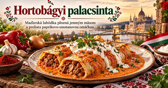 🥞 Hortobágyi palacsinta: maďarské palacinky plnené mäsom