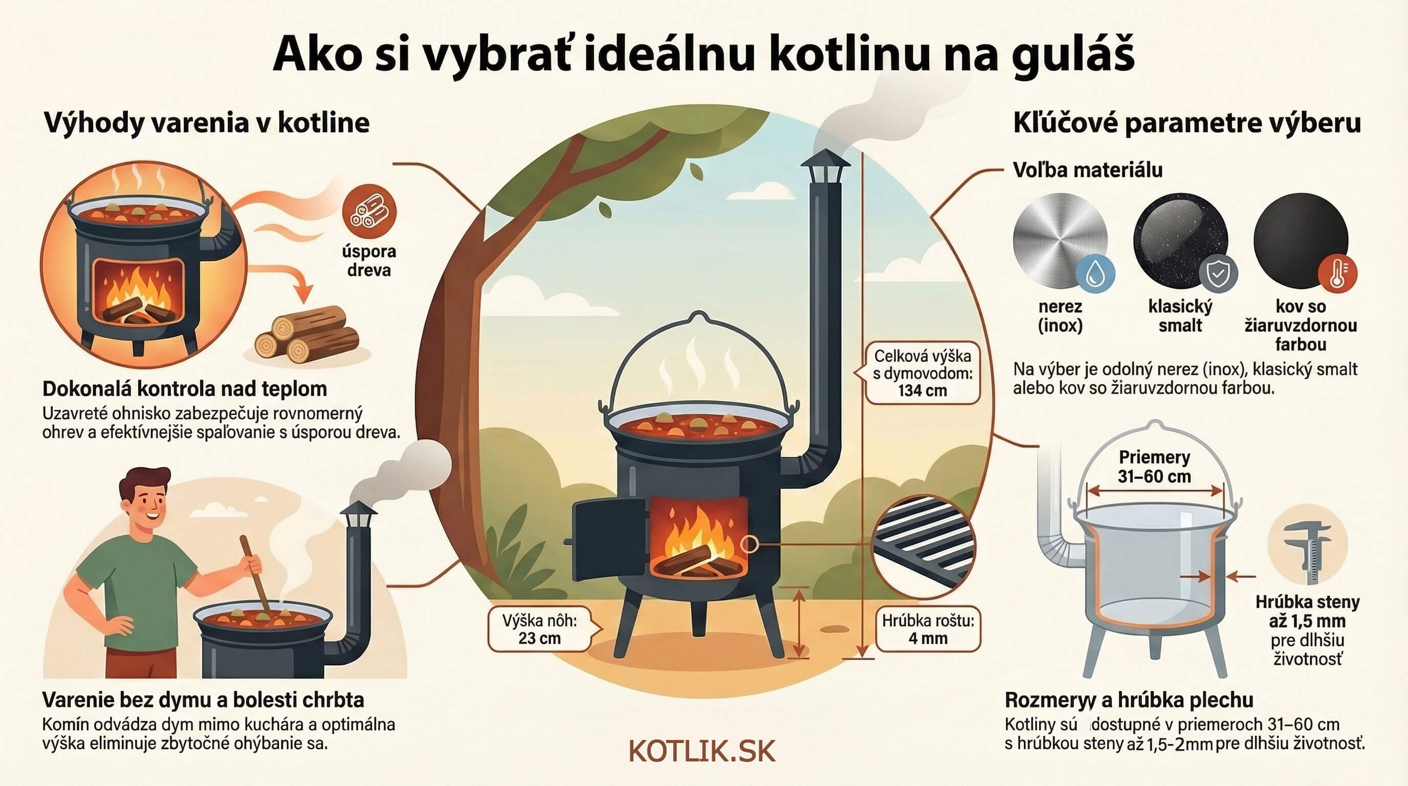 Ako vybrať kotlinu a správne sa o ňu starať