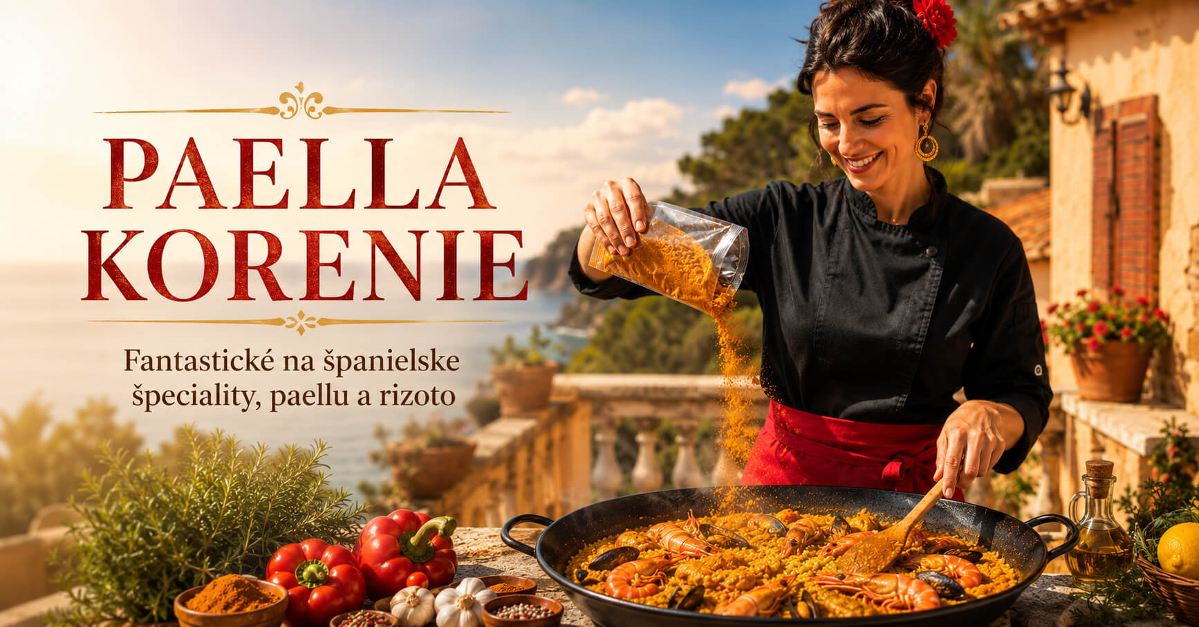 PAELLA korenie s kurkumou a cesnakom