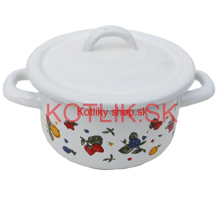Smaltovaný kastról 16 cm (ovocie)