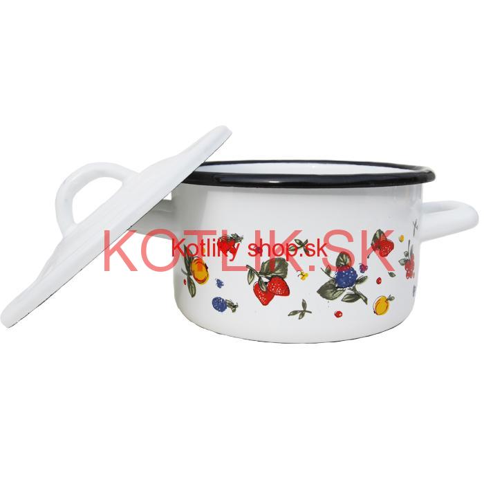Smaltovaný kastról 16 cm (ovocie)