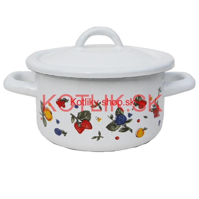 Smaltovaný kastról 16 cm (ovocie)
