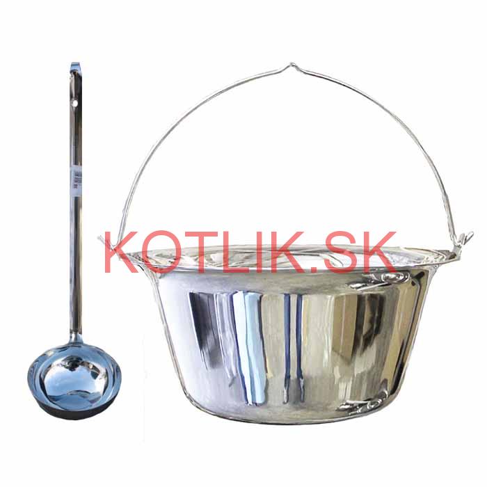 Antikorový kotlík 22 L + antikórová naberačka