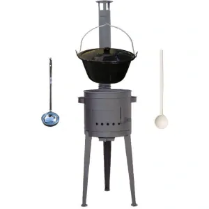 Smaltovaný kotlík 25 L (1,2 mm) + vysoká kotlina (1,5 mm) HODO 42 PLUS 600