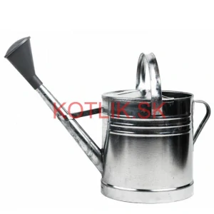 Pozinkovaná krhlica s ružicou 12 l (plechová)