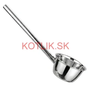Nerezová naberačka na vodu 12 cm s dlhou rúčkou – pevná a praktická