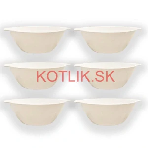 Sada 6 ks: Plasto vámiska na fajnový kotlíkový guláš a polievky – 750 ml