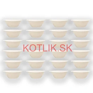 Sada 24 ks: Plastová miska na fajnový kotlíkový guláš a polievky – 750 ml