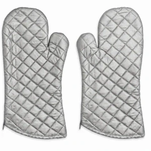 Chňapky strieborné dlhé 35 cm — sada 2 ks