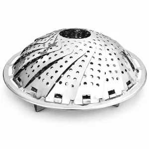 Skladací nerezový parák 14–23 cm na knedle a zeleninu