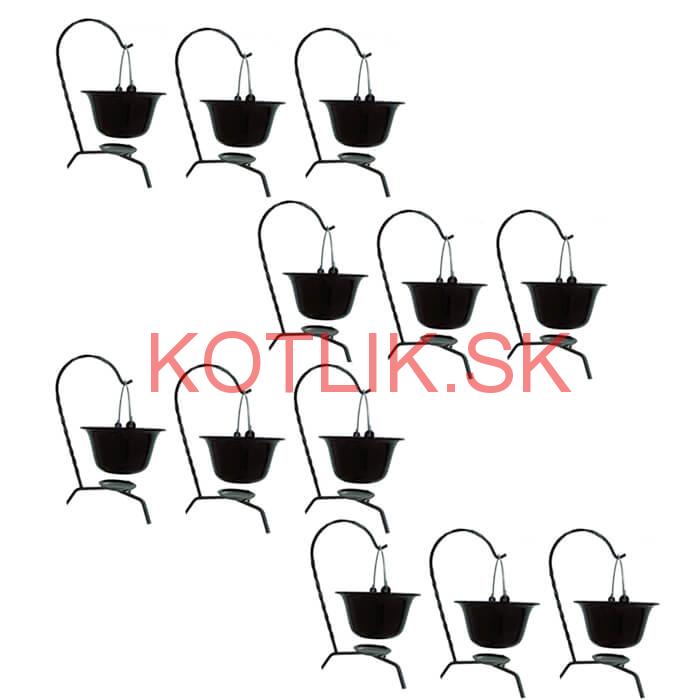 Servírovacia súprava SMALT BLACK 12 ks