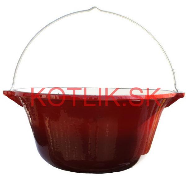 Liatinový kotlík 16 L – smaltovaný povrch