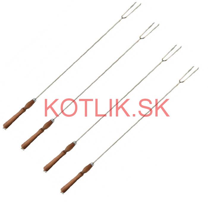 Vidlička na opekanie 90 cm 4 ks NEREZ