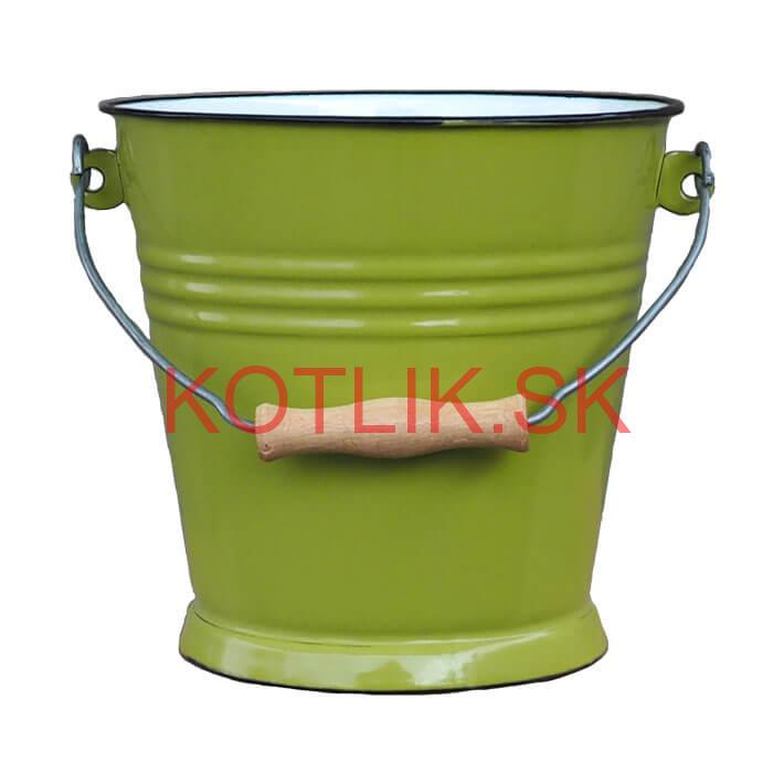 Smaltované vedro 5 l GREEN