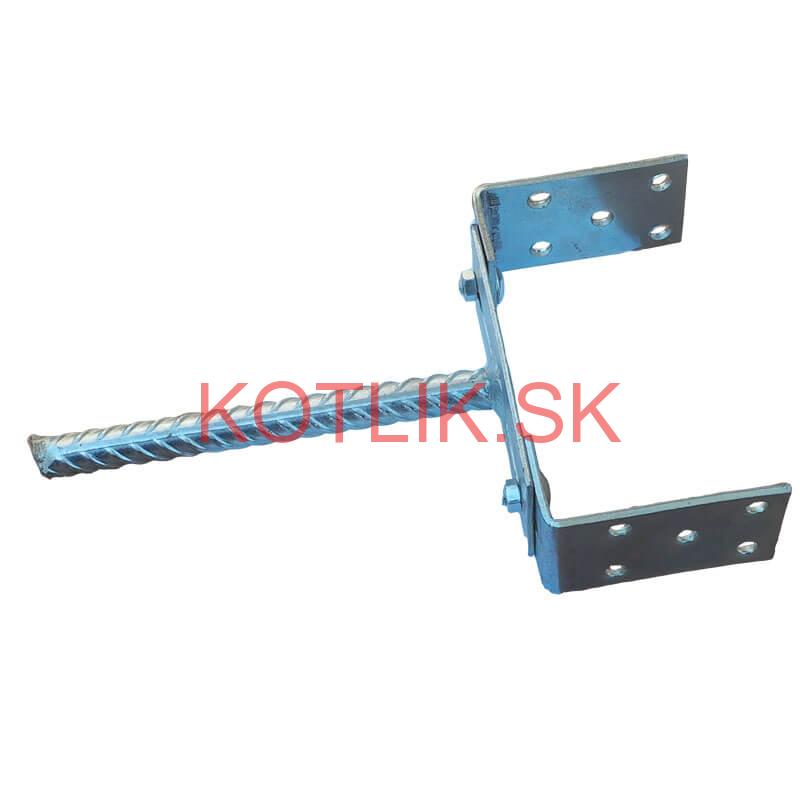 Pätka zápustná, kotviaca, nastaviteľná 0-17 cm