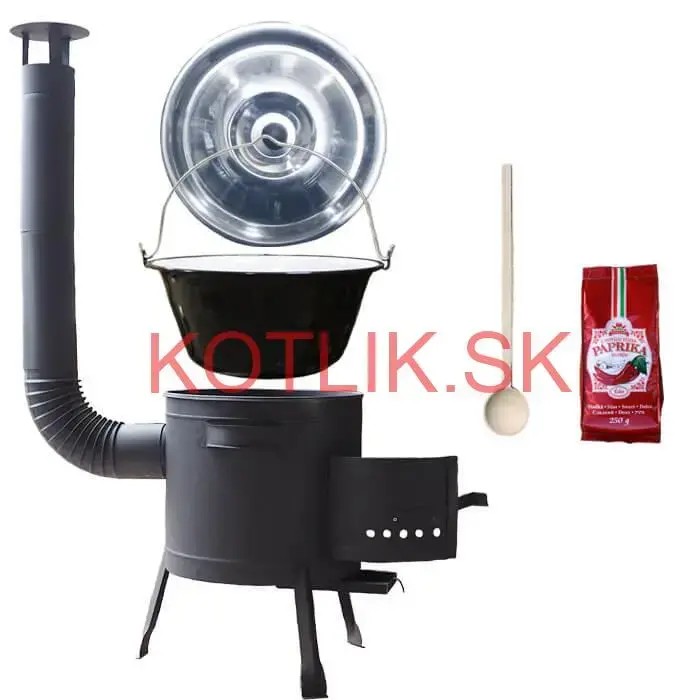 Smaltovaný kotlík 25 L (1,2 mm) + hrubostenná (1,5 mm) žiaruvzdorná kotlina BALKY STRONG 42 PLUS 600