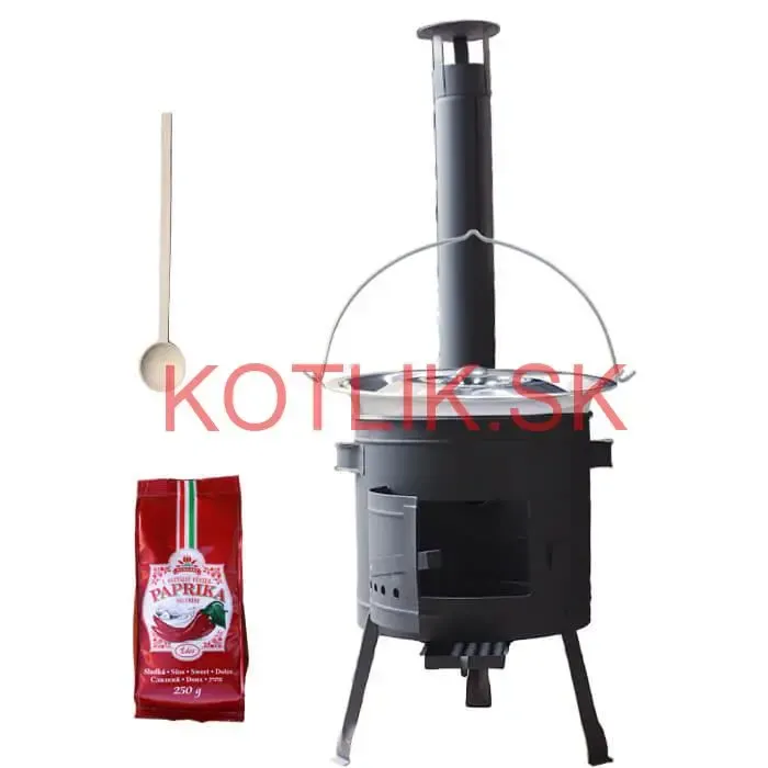 Nerezový kotlík 22 L (0,8 mm) INOX + hrubostenná (1,5 mm) žiaruvzdorná kotlina BALKY STRONG 42 PLUS 600