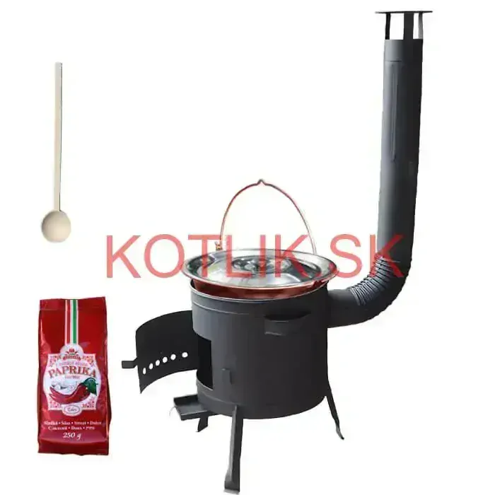 Medený kotlík 20 L (1,2 mm) + hrubostenná (1,5 mm) žiaruvzdorná kotlina BALKY STRONG 42 PLUS 600