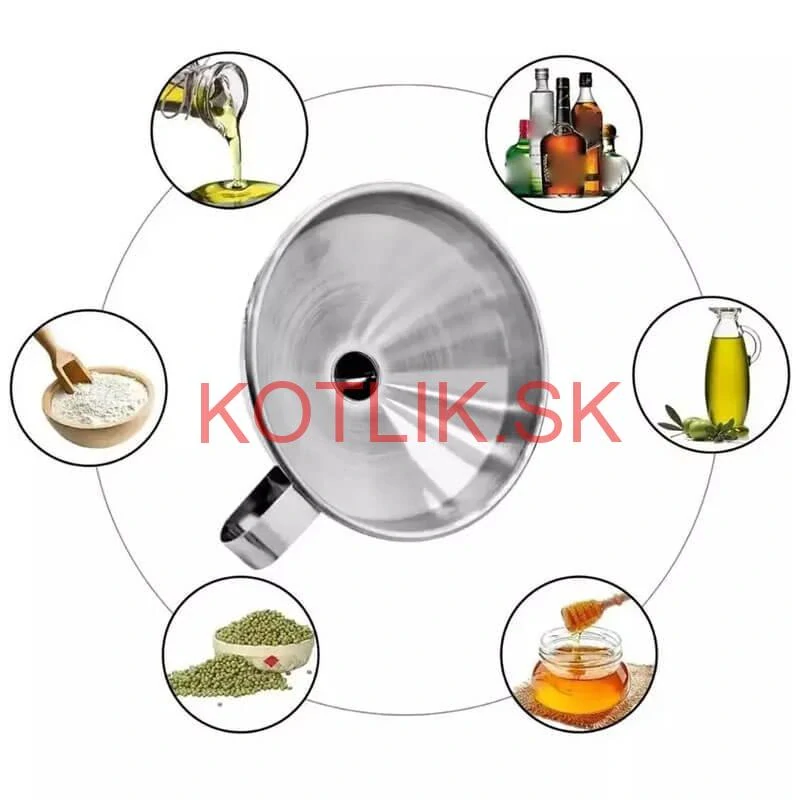 Nerezový lievik 14 cm