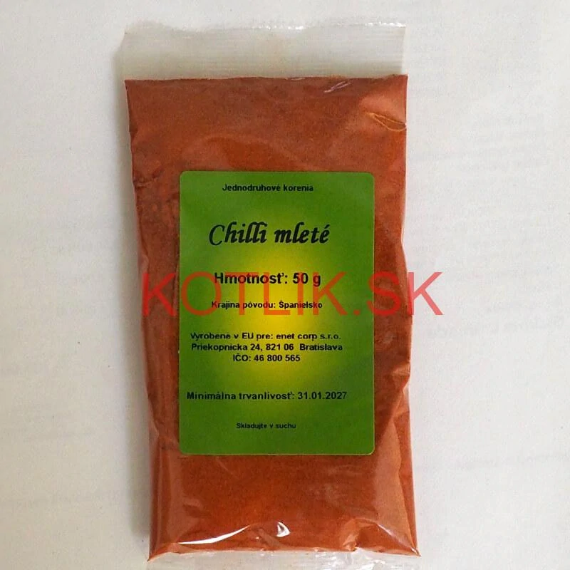 Chilli mleté ​​50 g