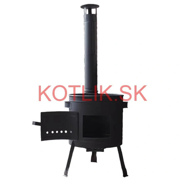 Smaltovaný kotlík (1,2 mm) 25 L + plynový horák k PB + nízka kotlina 42 PLUS 600 + nerezová pokrievka INOX