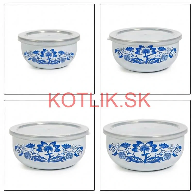 8-dielna sada smaltovaných misiek BELLY ONION