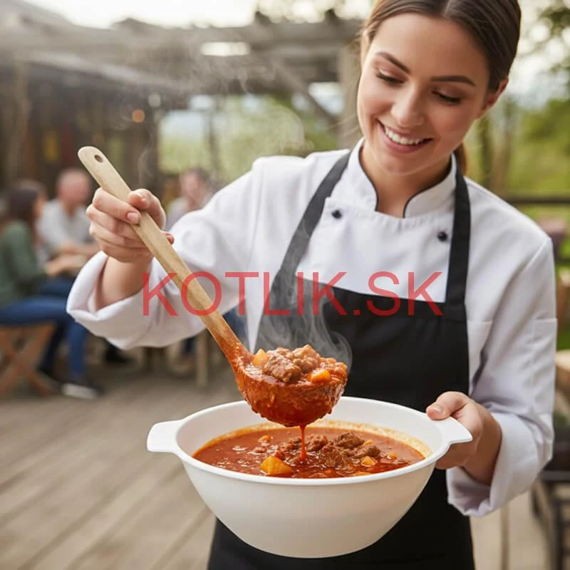 Sada 12 ks: Plastová miska na fajnový kotlíkový guláš a polievky – 750 ml