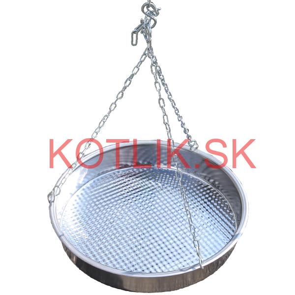Nerezová panvica s retiazkou 42 cm
