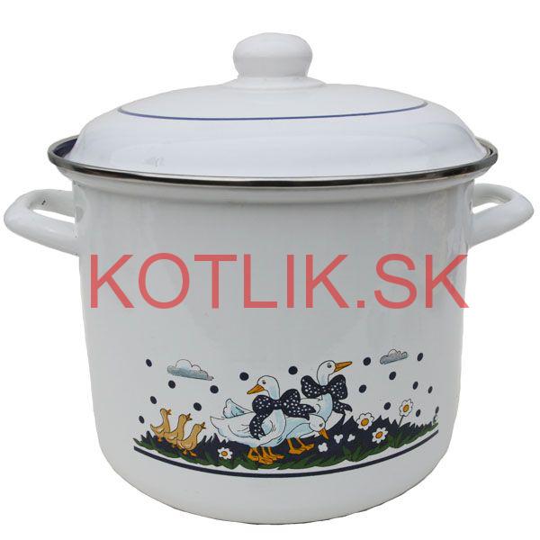 Smaltovaný hrniec 6 L Kačička