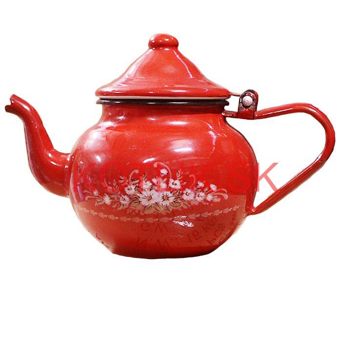 Smaltovaný čajník 0,5 L DEKO