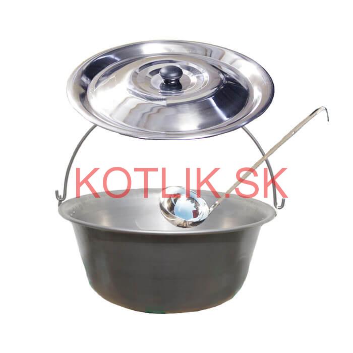 Nerezový kotlík 10 L (1,5 mm) + antikorová pokrievka