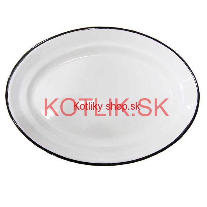 Smaltovaný podnos 35 x 25 cm