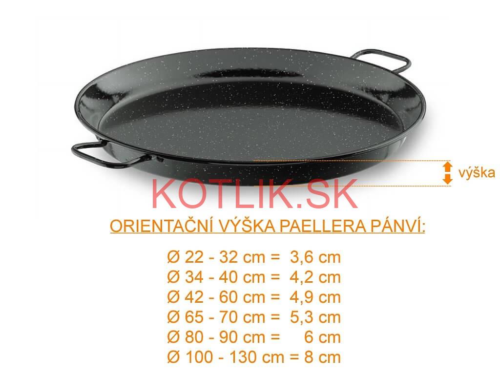 Paella panvica VACA SMALT 38 cm