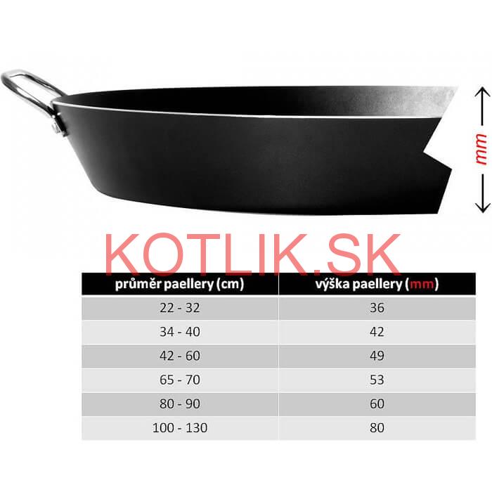 Paella panvica VACA SMALT 26 cm