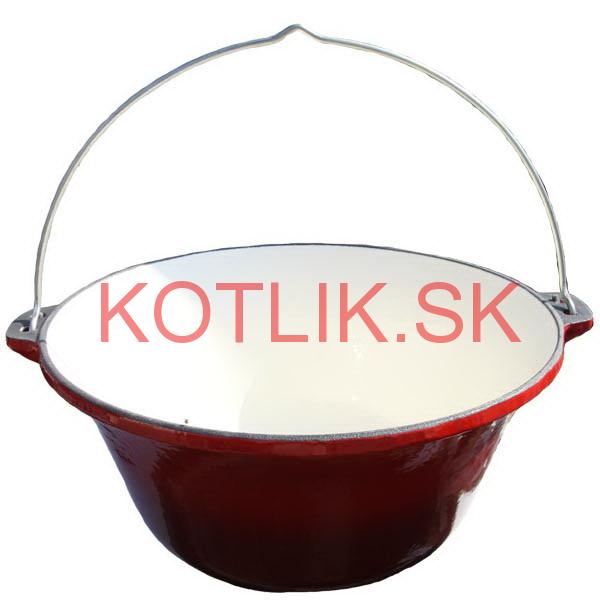 Liatinový kotlík 16 L – smaltovaný povrch