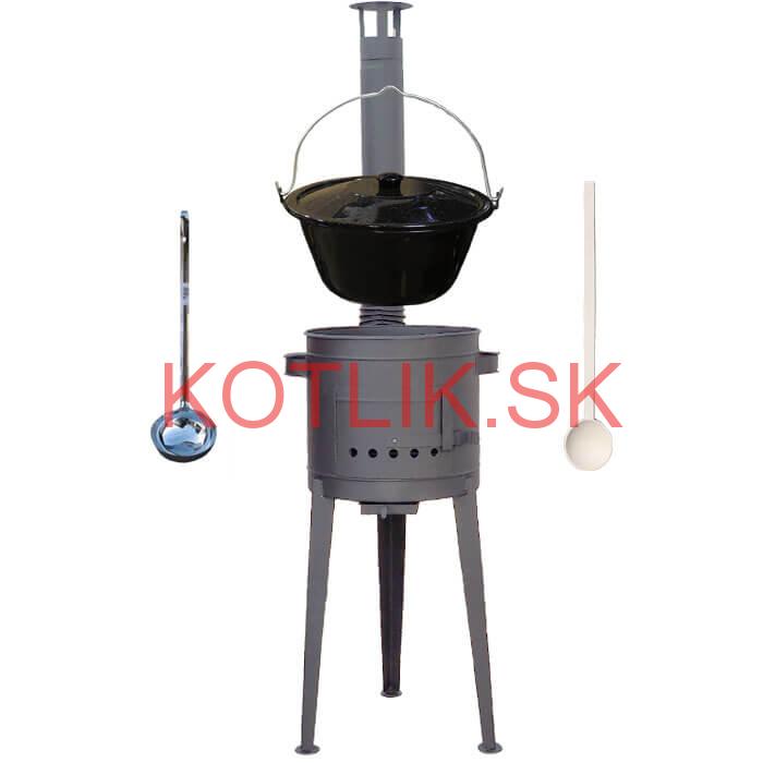 Smaltovaný kotlík 13 L (1,2 mm) + vysoká kotlina 36 PLUS 600