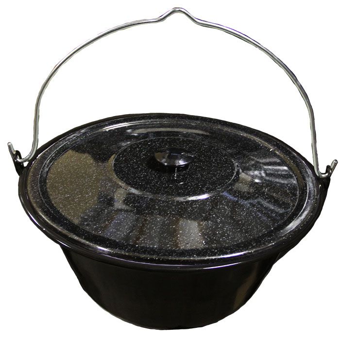 Smaltovaný kotlík 16 L + pokrievka