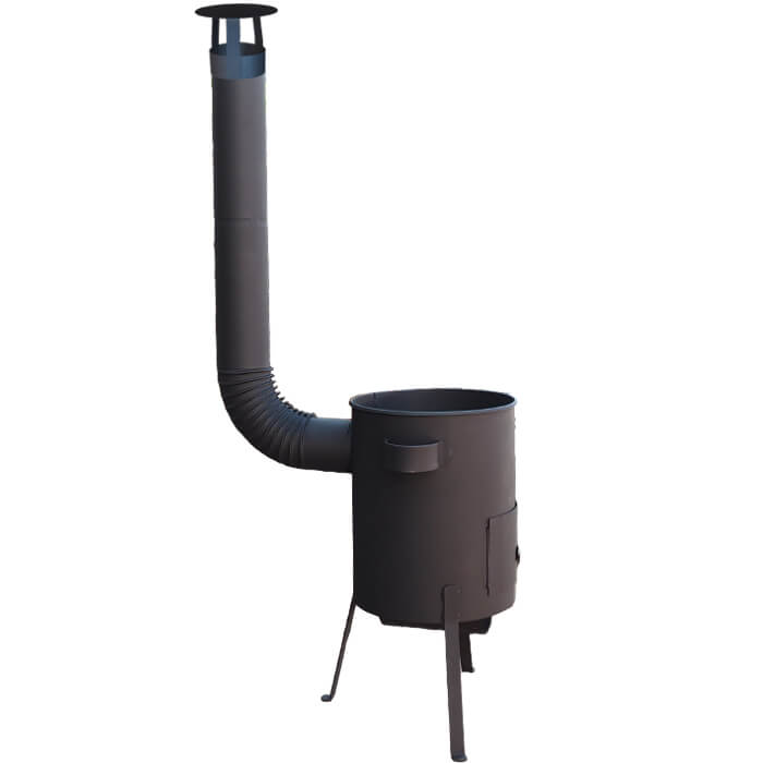 Kotlina 45 cm s žiaruvzdornou farbou PLUS 600 4 MM