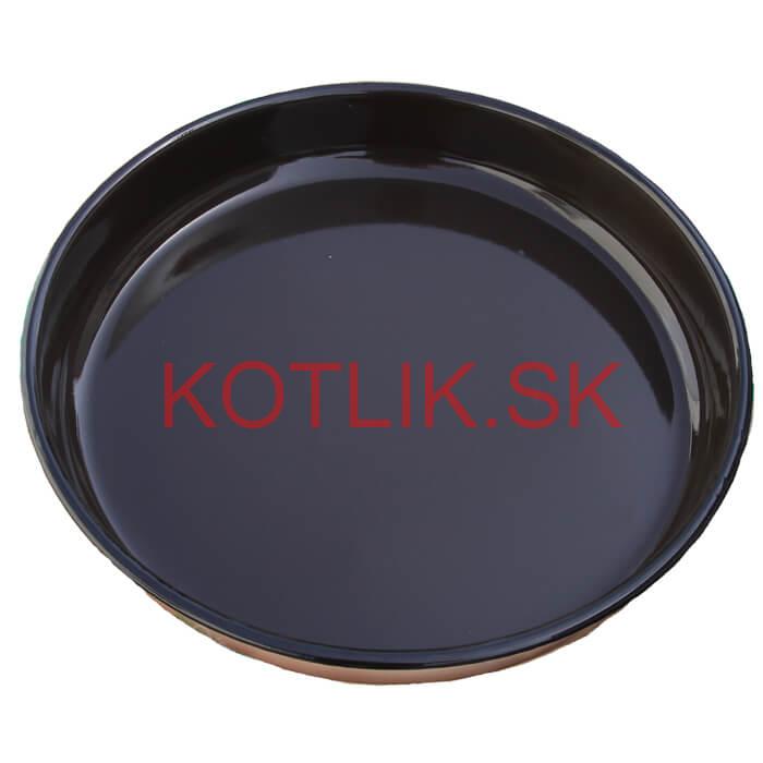 Smaltovaný okrúhly pekáč 34 cm, výška 8 cm