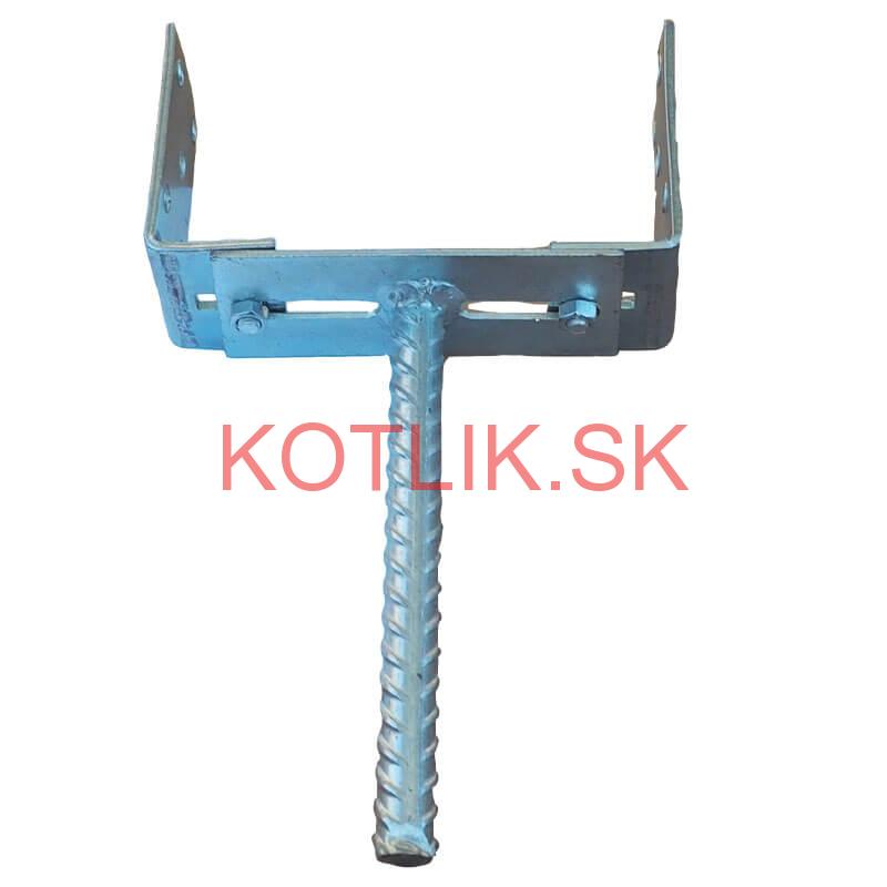 Pätka zápustná, kotviaca, nastaviteľná 0-17 cm