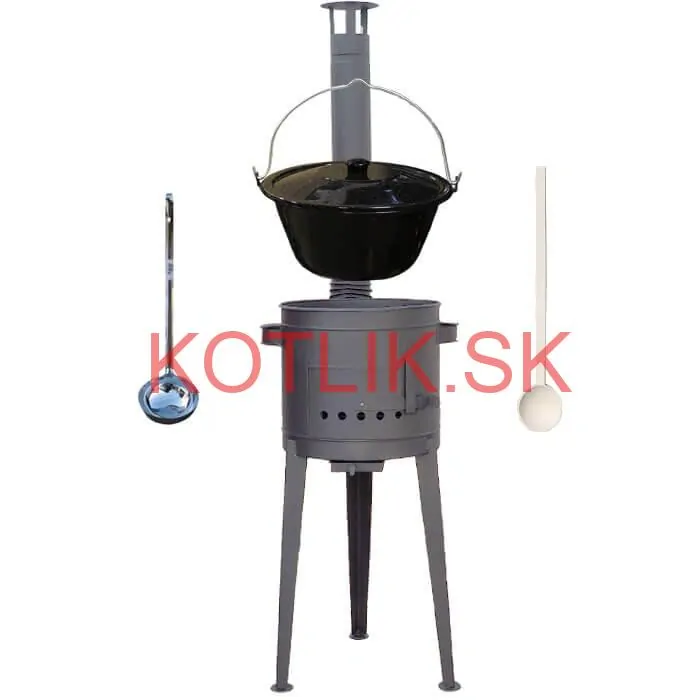 Smaltovaný kotlík 20 L (1,2 mm) + vysoká kotlina (1,5 mm) HODO 42 PLUS 600