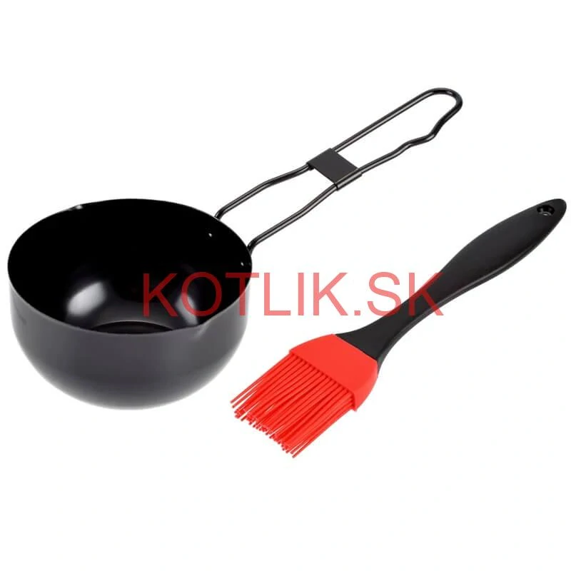 Nádoba na marinovanie + silikónová maslovačka (štetec)