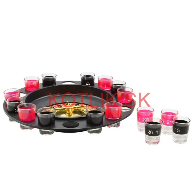 Ruleta Domáca hra na pitie (opitá hra)