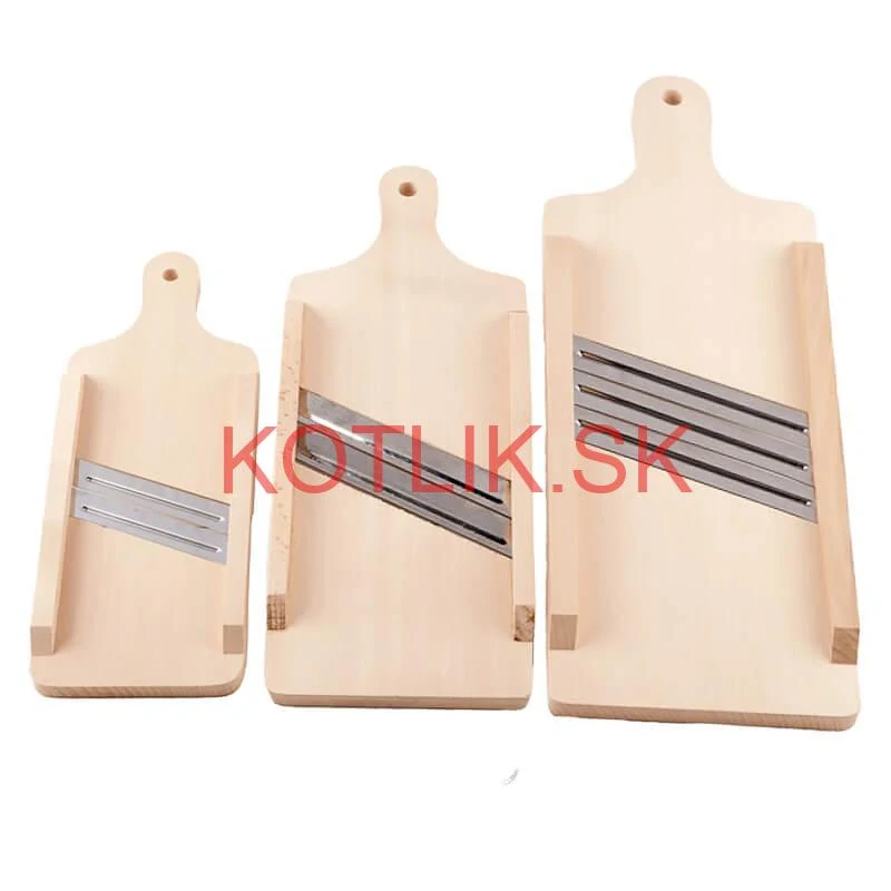 Ručný drevený krájač na kapustu (stredný)