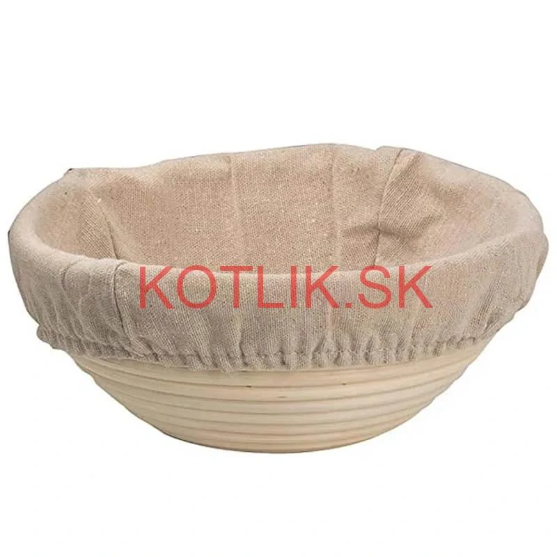 Ratanová miska na kysnutie chleba – okrúhla