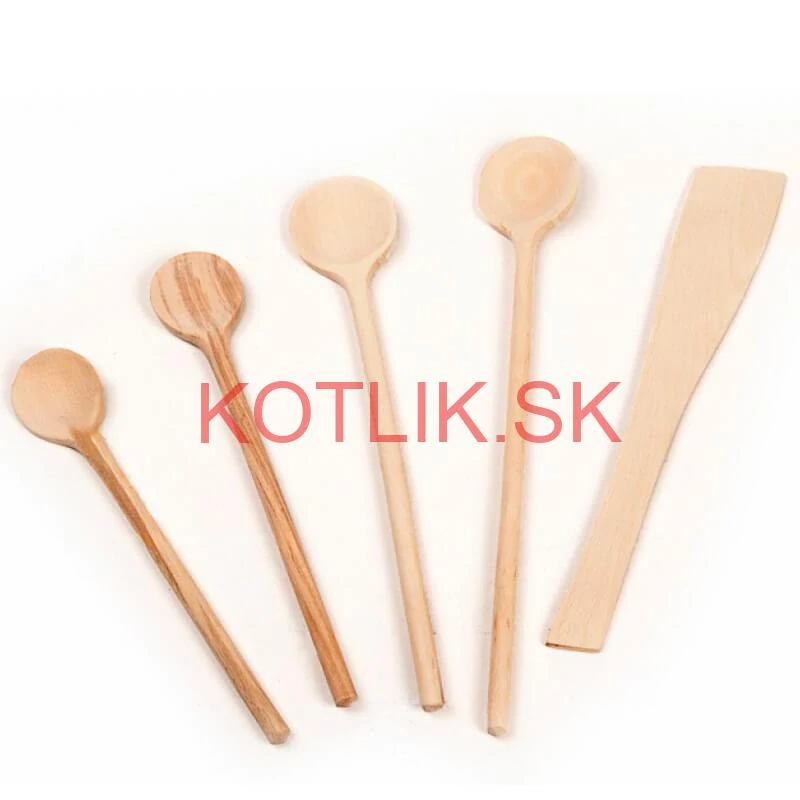 5-dielna sada drevených varešiek