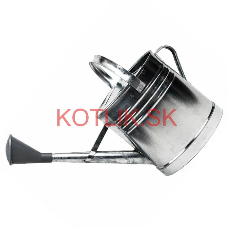 Pozinkovaná krhlica s ružicou 12 l (plechová)